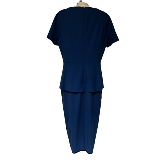 Lafayette 148 Womens Dress Size 12 Quiet Luxury Career Virgin Wool Blend Sheath - Picture 7 of 10